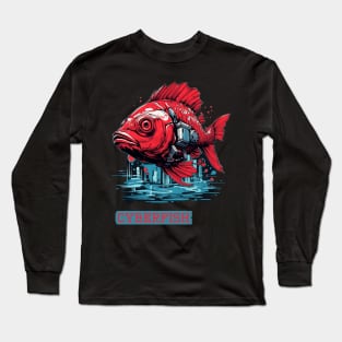 Cyber Fish Long Sleeve T-Shirt